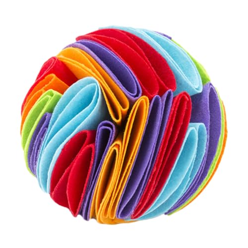 VILLFUL Haustierbälle Schnüffellöcher Hundespielzeug für Welpen lustiges und anregendes Spielzeug für das Training von Haustieren VILLFUL Haustierbälle Schnüffellöcher Hundespielzeug für Welpen lustiges und anregendes Spielzeug für das Training von Haustieren von VILLFUL