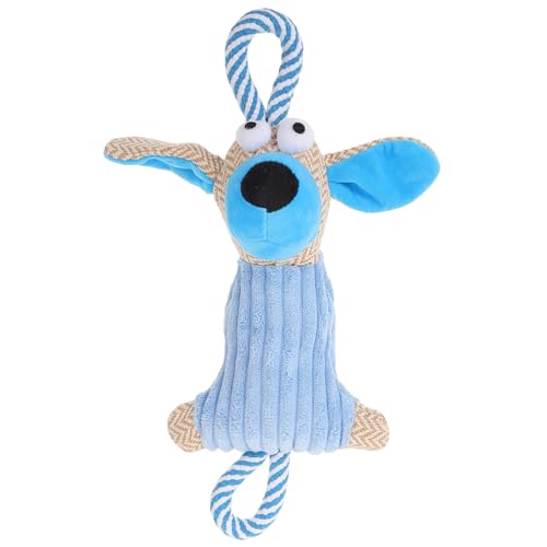 VILLFUL Hundespielzeug Hundeplüschspielzeug Zubehör Kauspielzeug für Hunde Unzerstörbares interaktives Hundespielzeug Blaues Plüschkuscheltier VILLFUL Hundespielzeug Hundeplüschspielzeug Zubehör Kauspielzeug für Hunde Unzerstörbares interaktives Hundespielzeug Blaues Plüschkuscheltier von VILLFUL