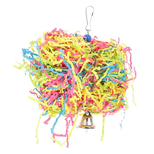 VILLFUL Papierspielzeug Für Vögel Kauspielzeug Hängend Vogelspielzeug Mit Schaukel Geeignet Für Papageien Sicher Zum Knabbern Und Klettern VILLFUL Papierspielzeug Für Vögel Kauspielzeug Hängend Vogelspielzeug Mit Schaukel Geeignet Für Papageien Sicher Zum Knabbern Und Klettern von VILLFUL