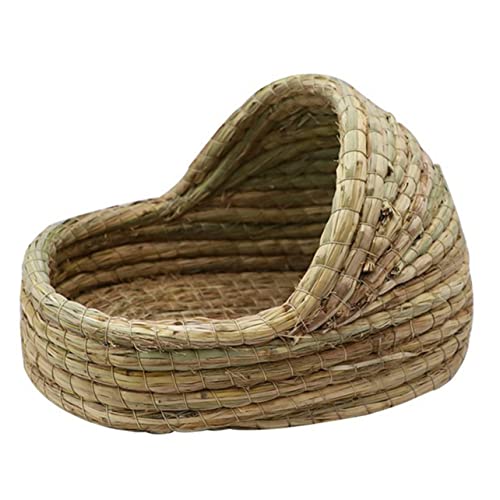 VILLFUL Kaninchennest Frettchen Grashaus Grasbett Für Kleine Haustiere Kaninchenkäfig Drinnen Hasenbett Für Kaninchen Hamsterhütte Hamsterkäfig Rennmaus Hamster Grashaus Stroh VILLFUL Kaninchennest Frettchen Grashaus Grasbett Für Kleine Haustiere Kaninchenkäfig Drinnen Hasenbett Für Kaninchen Hamsterhütte Hamsterkäfig Rennmaus Hamster Grashaus Stroh von VILLFUL