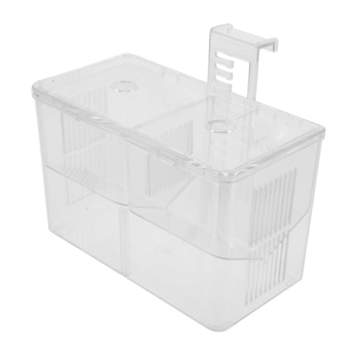 VILLFUL Aquarium-aufzuchtbehälter Mit Trennwand Transparente Fischzuchtbox Sicher Und Haltbar Für Garnelenzuchtbox Und Reptilienbox VILLFUL Aquarium-aufzuchtbehälter Mit Trennwand Transparente Fischzuchtbox Sicher Und Haltbar Für Garnelenzuchtbox Und Reptilienbox von VILLFUL