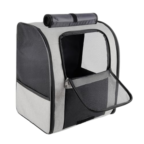 VILLFUL Haustier-Rucksack für Katzen auf Reisen praktische Transportbox bequemes Oxford-Material leicht zu tragen VILLFUL Haustier-Rucksack für Katzen auf Reisen praktische Transportbox bequemes Oxford-Material leicht zu tragen von VILLFUL