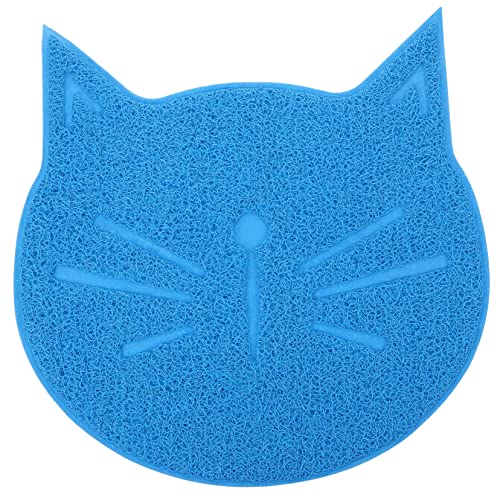 VILLFUL Katzenförmige Matte, Wiederverwendbare Tierfuttermatte, Hundematte Für Den Innenbereich, Wassernapfmatte, Hundenapf Bodenmatte, Futterzubehör, Katzenfütterungsmatte, von VILLFUL