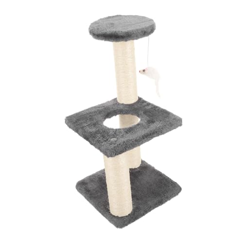 VILLFUL Katzenklettergerüst Katzenbaum Katzenkratzbaum Kätzchenversorgung Vertikaler Katzenkratzer Bodenkratzstange Kätzchenkratzstange Verschleißfester Kätzchenkratzer VILLFUL Katzenklettergerüst Katzenbaum Katzenkratzbaum Kätzchenversorgung Vertikaler Katzenkratzer Bodenkratzstange Kätzchenkratzstange Verschleißfester Kätzchenkratzer von VILLFUL