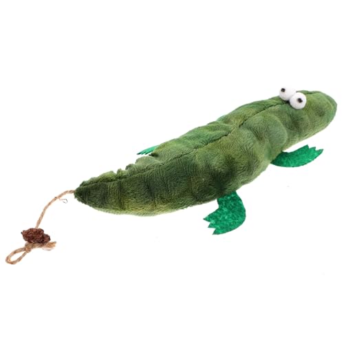 VILLFUL Katzenminzen-Spielzeug Kauspielzeug für Katzen Molarenentlastung interaktives Beißseil lustig ausgestopftes Katzenspielzeug in Alligatorform für den Innenbereich VILLFUL Katzenminzen-Spielzeug Kauspielzeug für Katzen Molarenentlastung interaktives Beißseil lustig ausgestopftes Katzenspielzeug in Alligatorform für den Innenbereich von VILLFUL