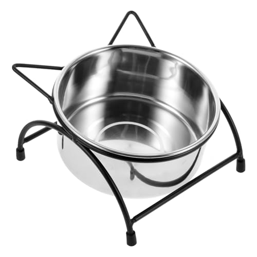 VILLFUL Katzenfutternapf Aus Edelstahl Doppelnapf Mit Erhöhtem Design Futterspender Für Haustiere Glatte Linien Stabiles Standgestell VILLFUL Katzenfutternapf Aus Edelstahl Doppelnapf Mit Erhöhtem Design Futterspender Für Haustiere Glatte Linien Stabiles Standgestell von VILLFUL