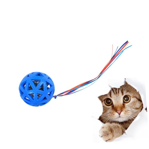 VILLFUL Katzenspielzeug Katze übung Spielzeug Tier klingt Ball Katze necken Spielzeug cat Activity Katzen Spielzeug Katzen-Sound-Papierball-Spielzeug Pet-Ball-Spielzeug Haustier Katzenball von VILLFUL