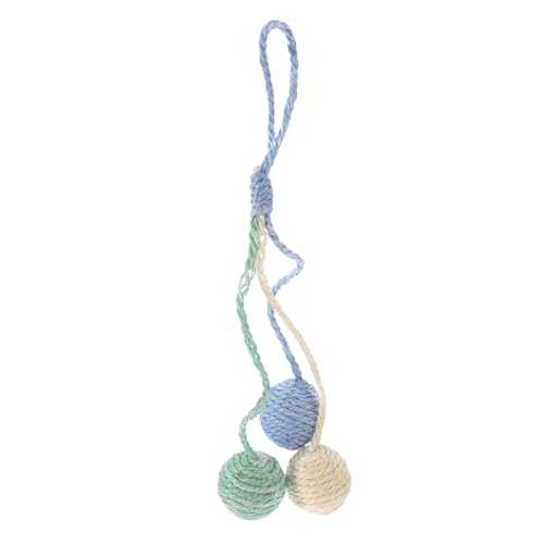 VILLFUL Katzenspielzeug Zum Aufhängen 3 Farben Sisal Haustierspielzeug Bälle Für Katzen Kätzchen Spielzeug Für Drinnen VILLFUL Katzenspielzeug Zum Aufhängen 3 Farben Sisal Haustierspielzeug Bälle Für Katzen Kätzchen Spielzeug Für Drinnen von VILLFUL