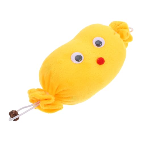 VILLFUL Katzenspielzeug aus Plüsch mit Glocke Interaktives für Drinnen Lustiges Kätzchen Kickspielzeug für Katzen Selbstunterhaltendes und Beruhigendes für Gelb Klein VILLFUL Katzenspielzeug aus Plüsch mit Glocke Interaktives für Drinnen Lustiges Kätzchen Kickspielzeug für Katzen Selbstunterhaltendes und Beruhigendes für Gelb Klein von VILLFUL