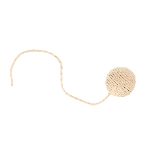 VILLFUL Katzenspielzeugbälle aus Sisal für Interaktives Austauschbare Balls für Kratzmöbel und Sicheres Zubehör für Innenkatzen zu Installieren von VILLFUL