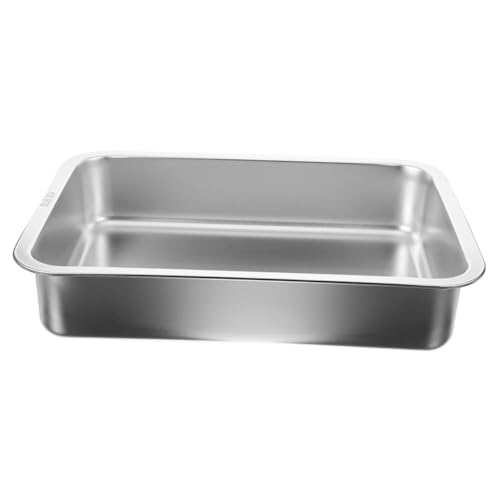 VILLFUL Katzentoilette, Katzentoilette, Katzentoilette Aus Edelstahl, Katzentoilette Für Kätzchen, Kleine Katzentoilette, Katzentoilette, Katzentoilette Aus Metall, Tragbare VILLFUL Katzentoilette, Katzentoilette, Katzentoilette Aus Edelstahl, Katzentoilette Für Kätzchen, Kleine Katzentoilette, Katzentoilette, Katzentoilette Aus Metall, Tragbare von VILLFUL