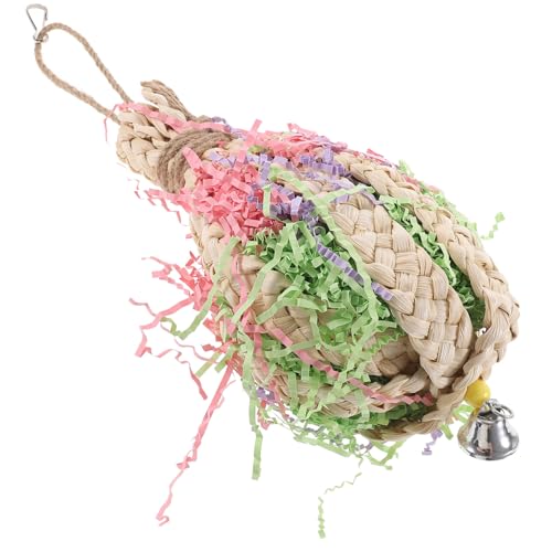 VILLFUL Papageien-kauspielzeug Hängendes Vogelspielzeug Bissfestes Material Sicher Für Haustiere Leuchtende Farben Spielzeug Für Käfig Lustiges Design Vogelzubehör Exquisites Spielzeug VILLFUL Papageien-kauspielzeug Hängendes Vogelspielzeug Bissfestes Material Sicher Für Haustiere Leuchtende Farben Spielzeug Für Käfig Lustiges Design Vogelzubehör Exquisites Spielzeug von VILLFUL
