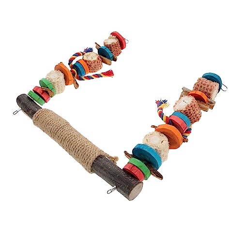 VILLFUL Kauspielzeug Für Vögel Kauspielzeug Für Sittiche Vogelkäfig-Spielzeug Holzsittich-Kauspielzeug Holzpapageien-Spielzeug Vogelkäfig-Bissspielzeug Luffa Die Schaukel VILLFUL Kauspielzeug Für Vögel Kauspielzeug Für Sittiche Vogelkäfig-Spielzeug Holzsittich-Kauspielzeug Holzpapageien-Spielzeug Vogelkäfig-Bissspielzeug Luffa Die Schaukel von VILLFUL