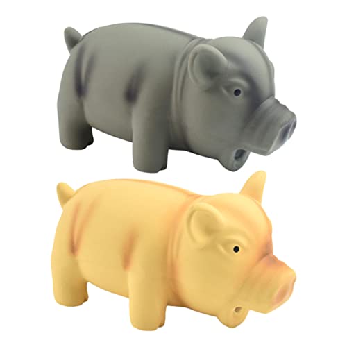 VILLFUL Kauspielzeug für Hunde, Kauspielzeug, Kauspielzeug für Hunde, mit Quietschelement, Kauspielzeug, Schweinemulsion, Haustierzubehör, 2 Stück VILLFUL Kauspielzeug für Hunde, Kauspielzeug, Kauspielzeug für Hunde, mit Quietschelement, Kauspielzeug, Schweinemulsion, Haustierzubehör, 2 Stück von VILLFUL
