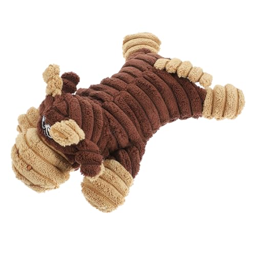 VILLFUL Quietschendes Hundespielzeug weiches Vieh Formteil Plüsch Haustier Kauspielzeug interaktiver Spaß von VILLFUL