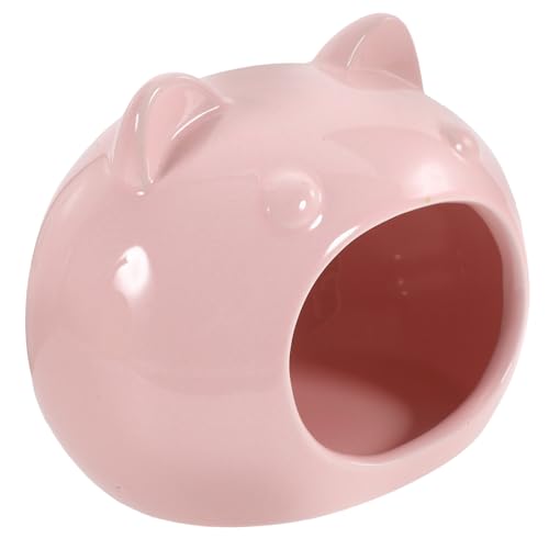 VILLFUL Keramik Hamsterhaus Groß Hellrosa Niedliches Kleintier Versteck Leichtes Schlafhaus für Zwerghamster und Meerschweinchen Robust und Geruchsneutral für Käfig und Wohnbereich VILLFUL Keramik Hamsterhaus Groß Hellrosa Niedliches Kleintier Versteck Leichtes Schlafhaus für Zwerghamster und Meerschweinchen Robust und Geruchsneutral für Käfig und Wohnbereich von VILLFUL