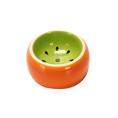VILLFUL Keramiknapf Für Hamster Futternapf Leicht Zu Reinigen Geeignet Für Trockenfutter Und Snacks von VILLFUL