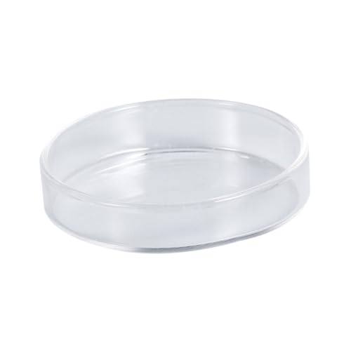 VILLFUL Klarglas Garnelenfutter Schalen Runde Fischfutterschalen Für Aquarien Und Teichfische Ideal Für Futtertabletten Und Snacks Und Langlebig Perfektes Zierzubehör von VILLFUL