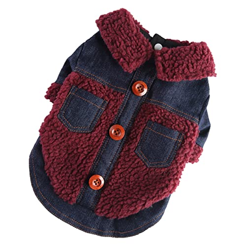 VILLFUL Welpenkleidung Atmungsaktive Hundekleidung Bezaubernde Winterjacke Für Hundewelpen Warmes Welpenkostüm von VILLFUL