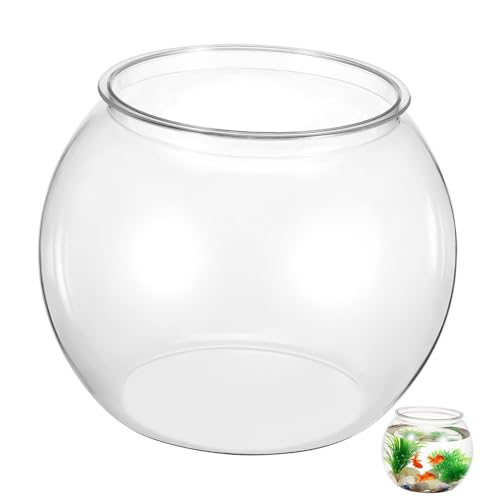 VILLFUL Kleiner Goldfischglas Tisch Aquarium aus Unzerbrechlichem Pet für Moderne Dekoration für Zuhause Büro und Partys eine Schöne und Reinigt die Luft VILLFUL Kleiner Goldfischglas Tisch Aquarium aus Unzerbrechlichem Pet für Moderne Dekoration für Zuhause Büro und Partys eine Schöne und Reinigt die Luft von VILLFUL