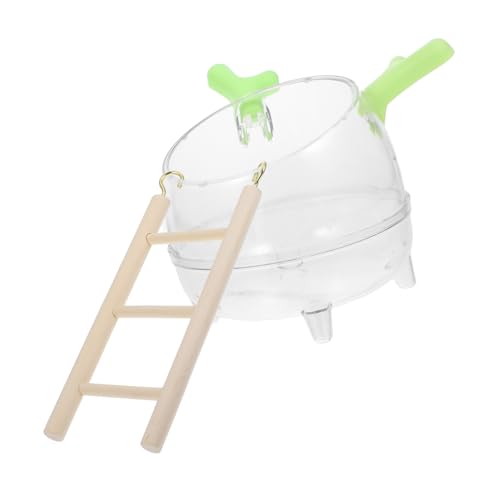 VILLFUL Kleintier Sandbad Box aus Naturholz für Hamster Mäuse und Andere Kleine Haustiere Badezimmer und Toilette mit Speziellen Sand und Badewerkzeugen Sicherer und Gemütlicher von VILLFUL