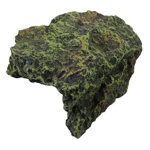 VILLFUL Terrarium Dekoration Reptilienhöhle Bartagamen Versteck Schildkröten Sonnenplattform Naturfels Aus Kunstharz Für Geckos Eidechsen von VILLFUL