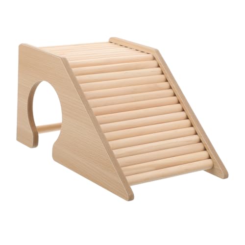 VILLFUL Hamsterhaus Mit Leiter Holzleiterspielzeug Für Hamster Kletterspielzeug Für Kleintiere Sicher Und Geruchsneutral Als Käfigdekoration von VILLFUL