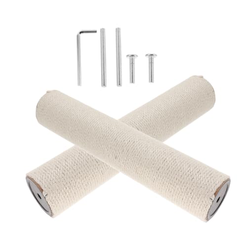 VILLFUL Kratzbaum Ersatzpfosten aus Natürlichem Sisal Stabiles Katzen Kratzpfosten mit Schrauben Widerstandsfähig Schützender Kratzbaum Ersatz für Indoor Möbel VILLFUL Kratzbaum Ersatzpfosten aus Natürlichem Sisal Stabiles Katzen Kratzpfosten mit Schrauben Widerstandsfähig Schützender Kratzbaum Ersatz für Indoor Möbel von VILLFUL
