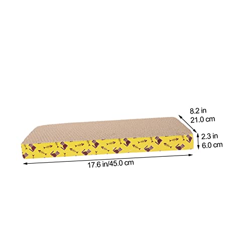 VILLFUL Kratzpappe Katzen Kratzmatte aus Wellpappe Doppelseitiger Kratzschutz für Kätzchen Leichtes Strapazierfähiges Katzenkratzbrett für Couchschutz und Katzenpflege im Haushalt VILLFUL Kratzpappe Katzen Kratzmatte aus Wellpappe Doppelseitiger Kratzschutz für Kätzchen Leichtes Strapazierfähiges Katzenkratzbrett für Couchschutz und Katzenpflege im Haushalt von VILLFUL