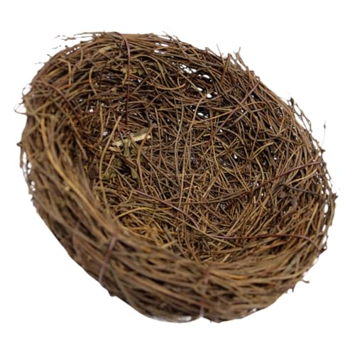 VILLFUL Künstliches Rattan Vogelhaus Handgefertigtes Nistornament für Garten Wetterbeständig und Dekorativ für Vogelzucht und VILLFUL Künstliches Rattan Vogelhaus Handgefertigtes Nistornament für Garten Wetterbeständig und Dekorativ für Vogelzucht und von VILLFUL
