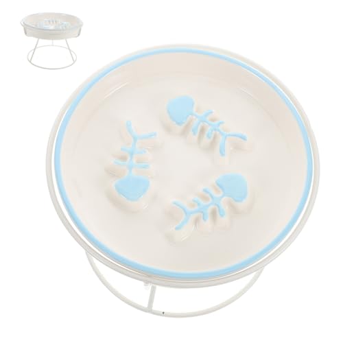 VILLFUL Erhöhter Katzen Und Hundenapf Keramischer Langsamer Futterspender Mit Hohem Stand Schützt Die Wirbelsäule Von Kleinen Haustieren Fördert Gesundes Essen Und Stilvolles Design VILLFUL Erhöhter Katzen Und Hundenapf Keramischer Langsamer Futterspender Mit Hohem Stand Schützt Die Wirbelsäule Von Kleinen Haustieren Fördert Gesundes Essen Und Stilvolles Design von VILLFUL
