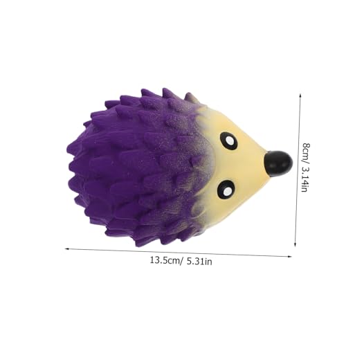 VILLFUL Latex Quietschspielzeug für Hunde Kauspielzeug für Welpen Langlebiges Verschleißfestes Haustierspielzeug mit Niedlichem Igel Design in Lebendigem VILLFUL Latex Quietschspielzeug für Hunde Kauspielzeug für Welpen Langlebiges Verschleißfestes Haustierspielzeug mit Niedlichem Igel Design in Lebendigem von VILLFUL