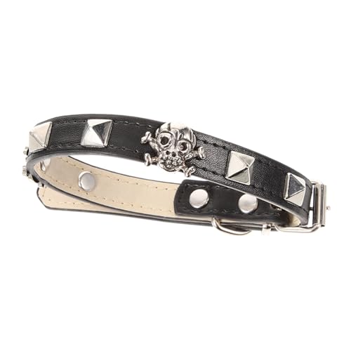 VILLFUL Hundehalsband Mit Muster Verstellbar Punk-Stil Für Halloween Haustierhalsband von VILLFUL
