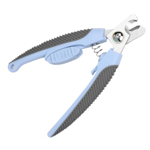 VILLFUL Leichter Ergonomischer Krallenschneider für Hunde und Katzen Druckfreier Nageltrimmer Geeignet für Kleine Haustiere und Anfänger Sicherer Pfotenpflege Cutter in Nebelblau von VILLFUL