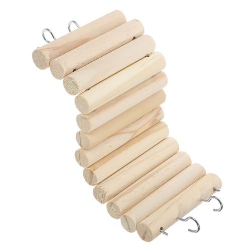 VILLFUL Hamsterleiter Spielzeug Für Kleintiere Holzleiter Zum Klettern Und Trainieren Käfig-Ornament Als Versteck Und Unterhaltung VILLFUL Hamsterleiter Spielzeug Für Kleintiere Holzleiter Zum Klettern Und Trainieren Käfig-Ornament Als Versteck Und Unterhaltung von VILLFUL