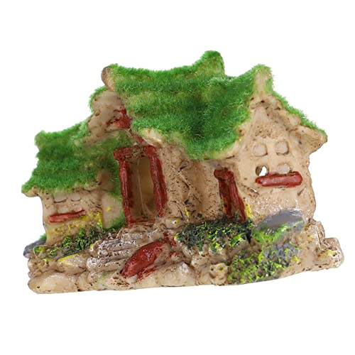 VILLFUL Aquarium Dekorationen aus Kunstharz Aquarium Landschaftsornament Beflockung Caldera-Simulationshaus für Aquarium VILLFUL Aquarium Dekorationen aus Kunstharz Aquarium Landschaftsornament Beflockung Caldera-Simulationshaus für Aquarium von VILLFUL