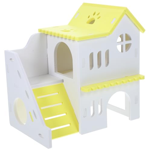 VILLFUL Kleintierhaus Mit Kletterleiter Hamsterversteck Aus PVC Haus Für Hamster Rennmaus-versteck Spielzeug Für Kleine Haustiere von VILLFUL