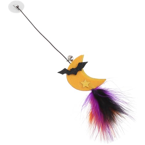 VILLFUL Moon Teasing Cat Stick, Interessantes Kätzchenspielzeug, Interessantes Katzen Teaser Spielzeug, Klebriges Katzenspielzeug, Katzenspielzeug, Interaktives Katzenzubehör, Haustier VILLFUL Moon Teasing Cat Stick, Interessantes Kätzchenspielzeug, Interessantes Katzen Teaser Spielzeug, Klebriges Katzenspielzeug, Katzenspielzeug, Interaktives Katzenzubehör, Haustier von VILLFUL