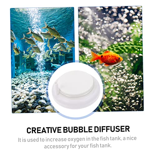 VILLFUL Nano Luftstein Aquarium Sauerstoffpumpe mit Einstellbaren Feinen Blasen Dichtem Sauerstoffaustritt mit Saugnapf zur Einfachen Befestigung für Fischbecken Belüftung und Deko von VILLFUL