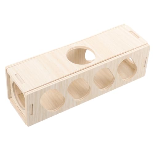 VILLFUL Natürliches Holz Tunnel Kleintiere Robustes Versteck für Hamster Mäuse Meerschweinchen und Zwerghamster Fördert Bewegung und Beschäftigung im Gehege VILLFUL Natürliches Holz Tunnel Kleintiere Robustes Versteck für Hamster Mäuse Meerschweinchen und Zwerghamster Fördert Bewegung und Beschäftigung im Gehege von VILLFUL