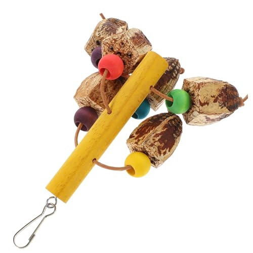 VILLFUL Hölzernes Kauspielzeug Für Papageien Vogelkäfig-anhänger Beißspielzeug Für Große Vögel Robustes Und Sicheres Spielzeug Für Haustier-vögel VILLFUL Hölzernes Kauspielzeug Für Papageien Vogelkäfig-anhänger Beißspielzeug Für Große Vögel Robustes Und Sicheres Spielzeug Für Haustier-vögel von VILLFUL