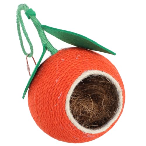 VILLFUL Papageien-Nistkasten Vogelhaus aus Kokosnussschale für 1–3 Papageien leuchtendes Orange und pflegeleicht VILLFUL Papageien-Nistkasten Vogelhaus aus Kokosnussschale für 1–3 Papageien leuchtendes Orange und pflegeleicht von VILLFUL