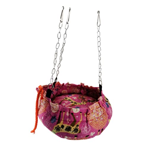 VILLFUL Papagei hängende Hängematte Hamsternest Hängemattenbett Schlafhängematte für Papageien Bett mastubatoren dengelapparat Kleintier Schlafsack Vogelnest Haustier hängendes Bett VILLFUL Papagei hängende Hängematte Hamsternest Hängemattenbett Schlafhängematte für Papageien Bett mastubatoren dengelapparat Kleintier Schlafsack Vogelnest Haustier hängendes Bett von VILLFUL