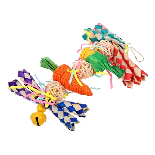 VILLFUL Vogelspielzeug Backenzahnspielzeug Papageien Kauspielzeug Für Kleintiere Multifunktionales Spielzeug Für Haustiere Und Vögel von VILLFUL