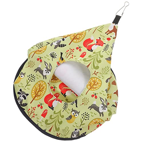 VILLFUL Spielzeug Für Vögel Hängebett Aus Komfortable Schlafhütte Für Kleine Vögel Papageien Nest Vogel Spielzeug Für Käfig von VILLFUL