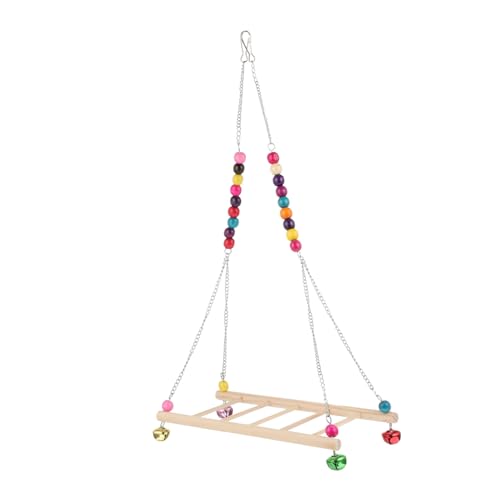 VILLFUL Papagei Leiter Spielzeug Vogelkäfig Zubehör Holz Vogel Kauspielzeug Für Ziervögel Sicheres Aufhängen Kletterleiter VILLFUL Papagei Leiter Spielzeug Vogelkäfig Zubehör Holz Vogel Kauspielzeug Für Ziervögel Sicheres Aufhängen Kletterleiter von VILLFUL