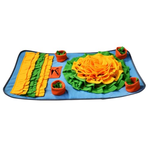 VILLFUL Schnüffelmatte Für Hunde Futtermatte Mit Versteckbereichen Welpenspielzeug Aus Langlebigem Material VILLFUL Schnüffelmatte Für Hunde Futtermatte Mit Versteckbereichen Welpenspielzeug Aus Langlebigem Material von VILLFUL