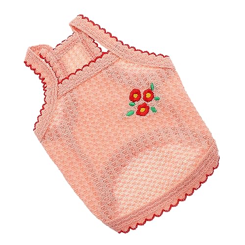 VILLFUL Pet Summer Dress für Hunde Atmungsaktive und Leichte Welpenweste mit Blumenstickerei für Warme und Komfortable Trageerfahrung VILLFUL Pet Summer Dress für Hunde Atmungsaktive und Leichte Welpenweste mit Blumenstickerei für Warme und Komfortable Trageerfahrung von VILLFUL