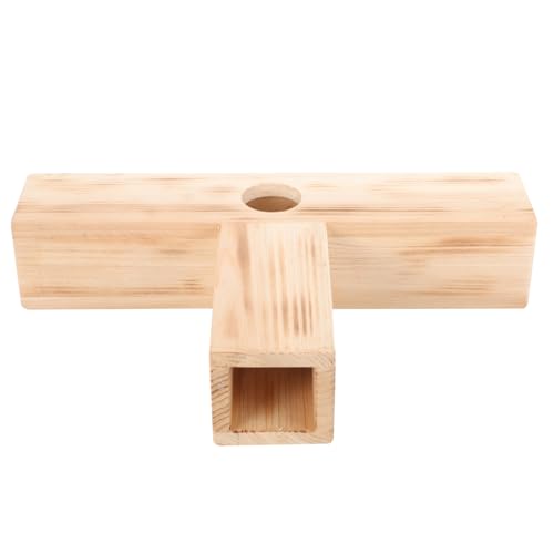 VILLFUL Holz-rattentunnel Hamsterversteck Tunnel Meerschweinchen-holzspielzeug Holz-hamsterspielzeug Für Kleintiere Robust Und Bissfest Geeignet Für Hamster Rennmäuse Mäuse Und Papageien von VILLFUL