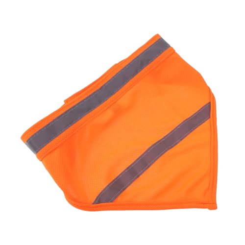 VILLFUL Reflektierendes Haustierlätzchen Aus Polyester Komfortabler Hundeschal Mit Reflektor Leicht Zu Reinigen Für Nachtspaziergänge von VILLFUL